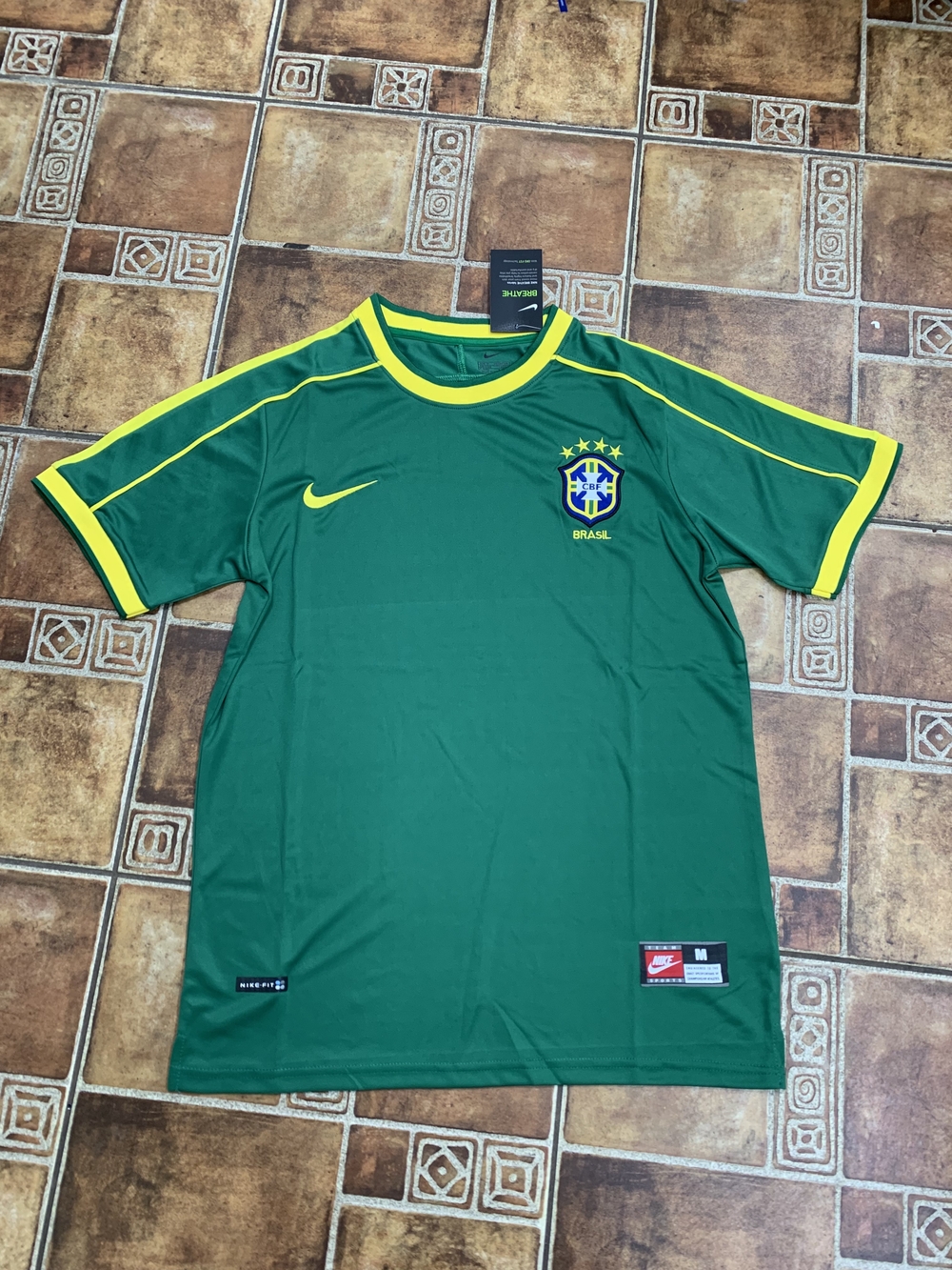 Nike Brazil 1998 Retro Goalkeeper Jersey Size M